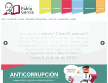 Tablet Screenshot of fundacionpablogarcia.gob.mx